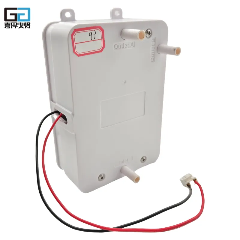 Acidic & Alkaline Electrolyzed Water Electrolyzer J002-9P with cover