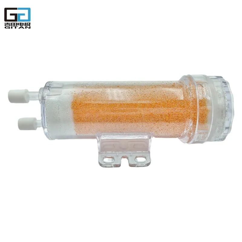 Anionic polishing resin filter