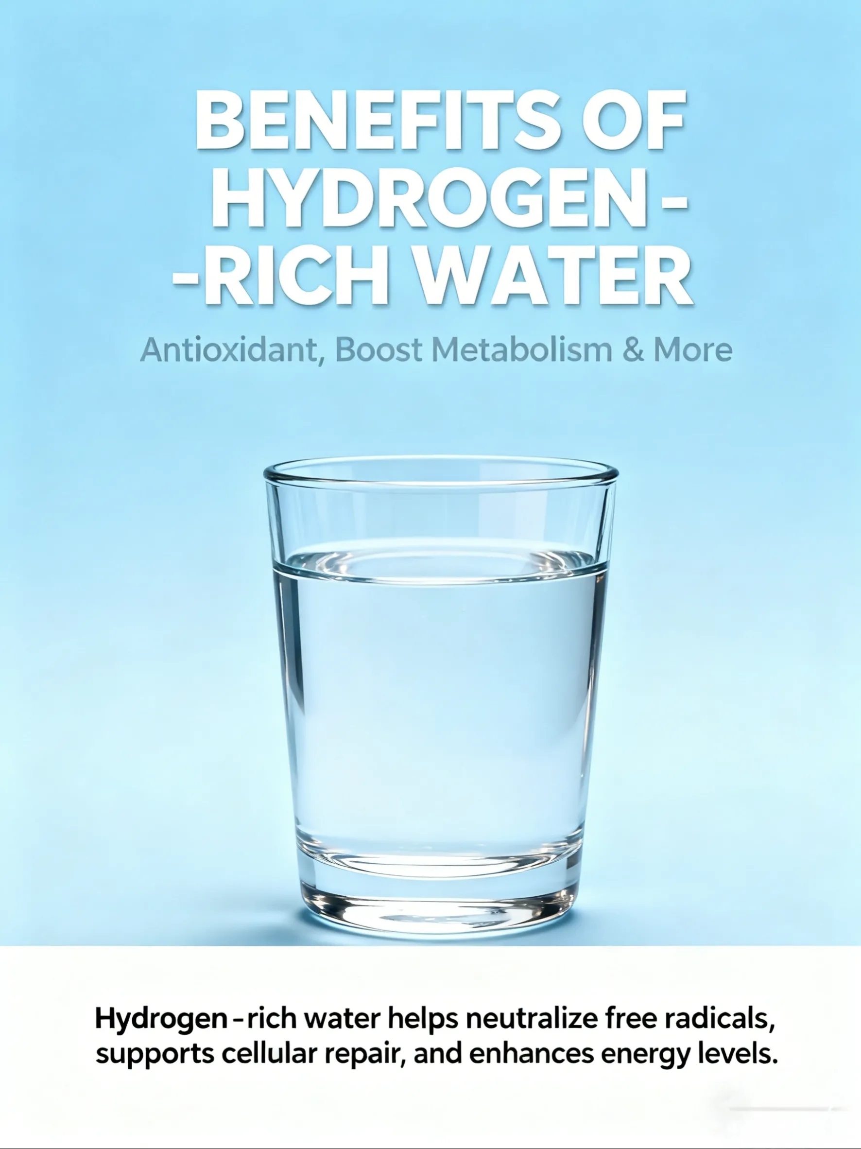 The Science-Backed Benefits of Hydrogen-Rich Water: Why It's More Than Just Water