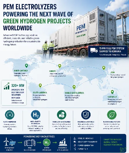 Why PEM Electrolyzers Are Powering the Next Wave of Green Hydrogen Projects Worldwide