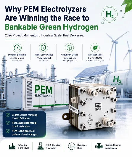 Why PEM Electrolyzers Are Winning the Race to Bankable Green Hydrogen