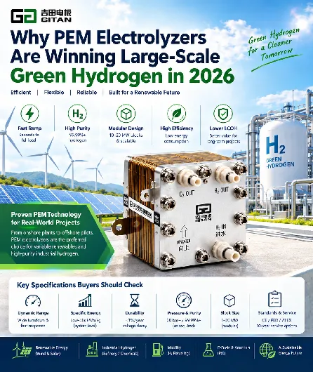 Why PEM Electrolyzers Are Winning Large-Scale Green Hydrogen in 2026